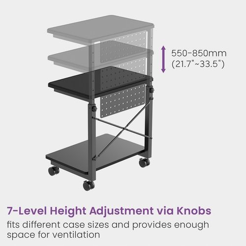 Mobilna Podstawka Stolik Półka pod Komputer PC Drukarkę Spacetronik SPC112 na Arena.pl