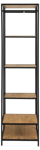 Garderoba Seaford dąb/czarny na Arena.pl