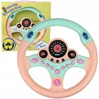 Kierownica dla dzieci auto symulator jazdy samochodem Świeci dźwięk wibruje