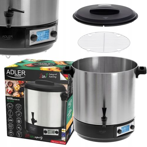 GARNEK ELEKTRYCZNY DO PASTERYZACJI WARNIK 28L LCD na Arena.pl