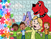 Puzzle tradycyjne - Clifford - Wielki Czerwony Pies