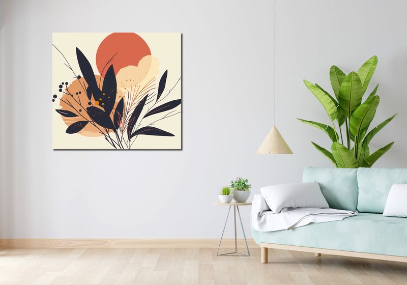 Obraz 100x90cm Zachód w Barwie zdjęcie 2