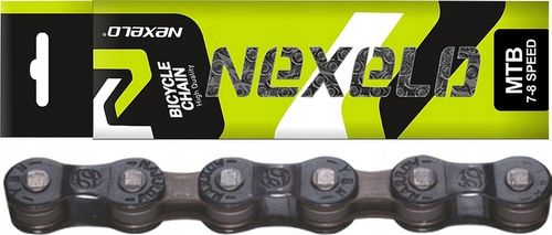 ŁAŃCUCH ROWEROWY 116 OGNIW MTB NEXELO 6 7 RZĘDOWY SPINKA DO ROWERU NOWY na Arena.pl