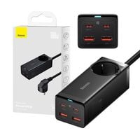 Ładowarka sieciowa / listwa zasilająca Baseus GaN3 Pro 2x USB + 2xUSB-C +
