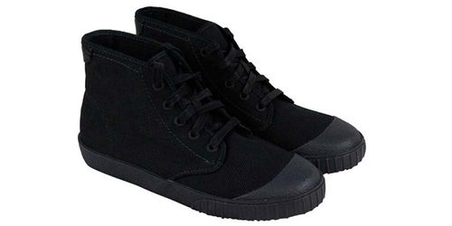 Clarks Męskie trampki wysokie - Cyrus Rise - rozmiar 41 - czarne tekstylne na Arena.pl