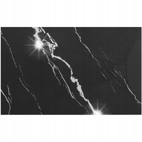 Brodzik Prysznicowy Kamienny Magnum Czarny Carrara 80x100cm