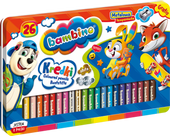 KREDKI W DREWNIANEJ OPRAWIE 26 KOLORÓW