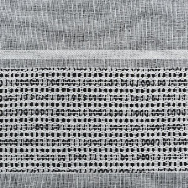 Firana gotowa INES NA TAŚMIE 140X270 CM Biała zdjęcie 6