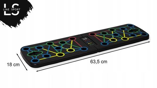 DESKA DO POMPEK WIELOFUNKCYJNA SOLIDNA TRENING SIŁA LINESPORT WSZECHSTRONNA na Arena.pl