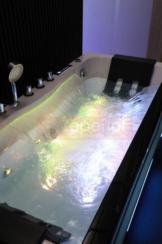 Wanna z hydromasażem EBX-7066 white prostokątna 170cmx78cmx61cm Wodosp na Arena.pl
