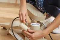 STEPPER STEPER PROSTY Z LINKAMI DO ĆWICZEŃ LICZNIK LCD REGULACJA FITNESS