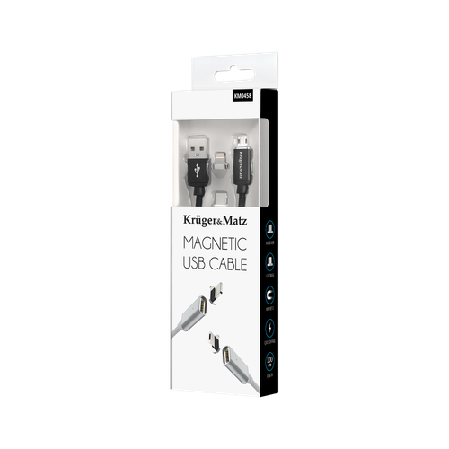 Kabel magnetyczny 3w1 micro USB, TYP-C, iPhone na Arena.pl