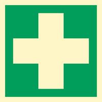 ZE-01 ISO - Pierwsza pomoc medyczna krzyż - 15X15