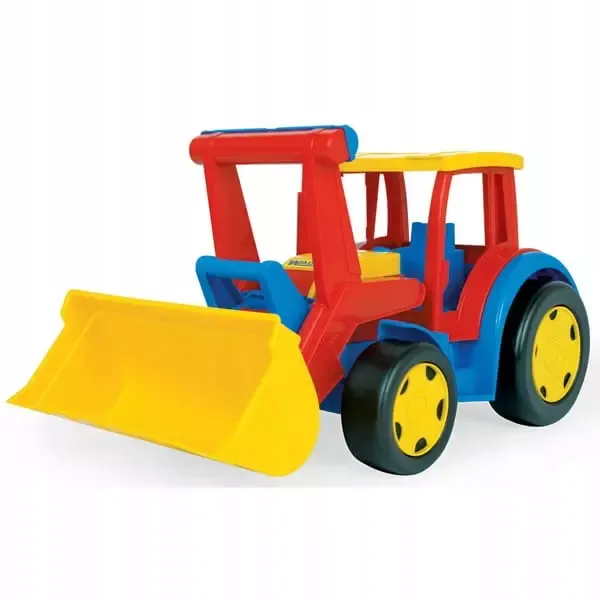 Gigant traktor ładowarka czerwono żółty 66009 zdjęcie 1