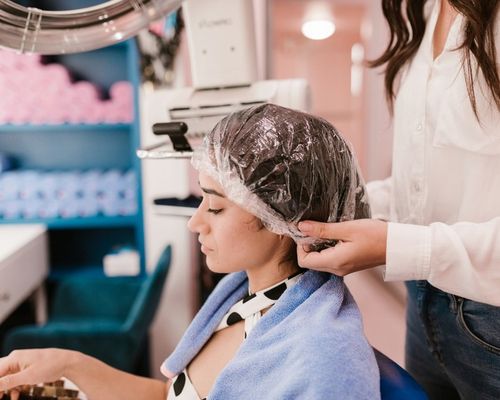 Czepki foliowe jednorazowe z gumką Czepek ochronny na głowę 100 sztuk na Arena.pl