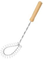 Trzepaczka rózga ubijak ubijaczka spiralna do piany 30 cm drewniana rączka