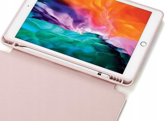 ETUI SMART CASE POKROWIEC DO APPLE IPAD 10.2 7 8 9 GEN RÓŻOWY Z KLAPKĄ zdjęcie 12