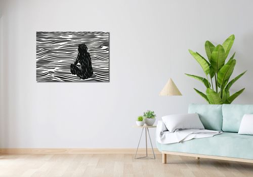 Obraz 90x60cm Złożone Fluidalne Linie na Arena.pl