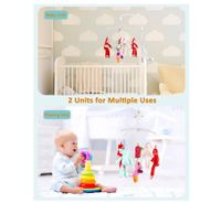 obrotowa pozytywka silniczek nad łóżeczko dzieci