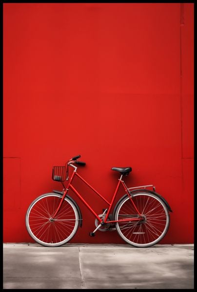 Plakat 61x91,5cm Czerwony Rower zdjęcie 2