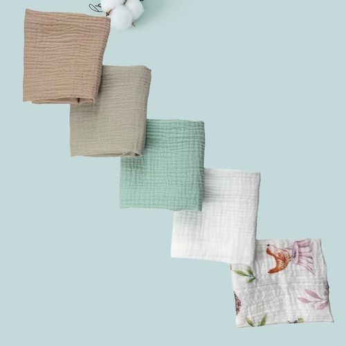 Plumeri Pieluszki muślinowe zestaw kolorów 10 szt. 50x30 cm na Arena.pl