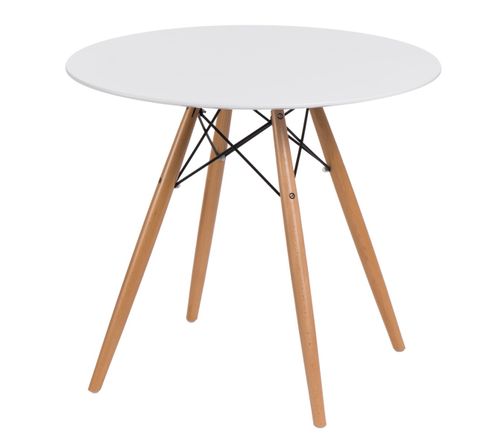 STÓŁ DTW 80 CM, BLAT BIAŁY D2 na Arena.pl