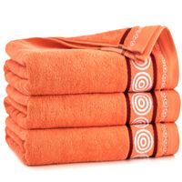 Ręcznik RONDO 70x140cm PAPAJA - Bawełna Egipska