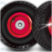 KÓŁKO POMPOWANE KOŁO do TACZKI WÓZKA 3.00-4 250mm OPONA FELGA i DĘTKA