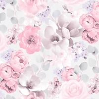 TAPETA KWIATY Z EFEKTEM 3D WINYLOWA NA FLIZELINIE