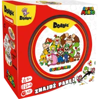 Prosta gra towarzyska na spostrzegawczość Dobble Super Mario - Znajdź parę