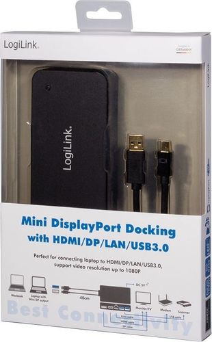 LogiLink Adapter miniDP do HDMI/ DP/LAN/USB3.0 na Arena.pl