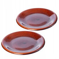 Kadax Talerz Deserowy do Ciasta Kamionka 19cm 2szt