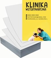 Ulotki A5 reklamowe firmowe 5000szt projekt w cenie KLINIKA WETERYNARYJNA
