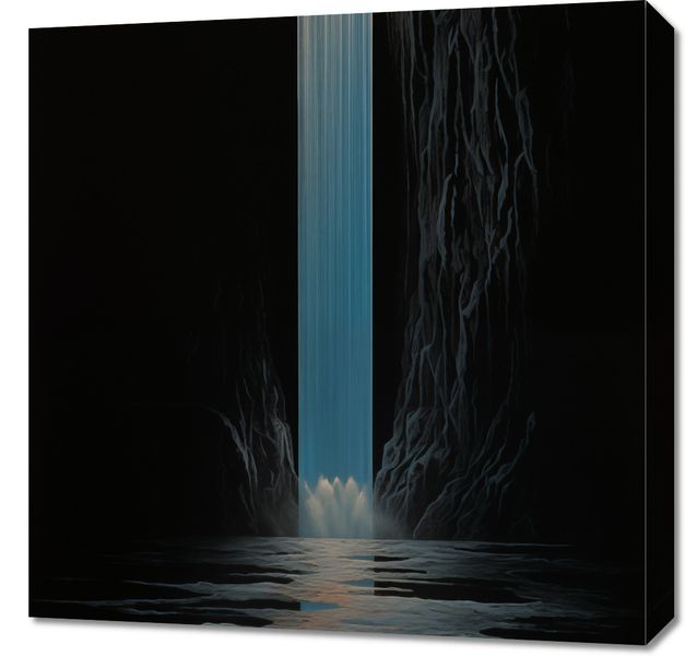 Obraz 60x60cm Wodospad Światła zdjęcie 1