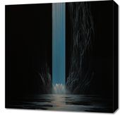 Obraz 60x60cm Wodospad Światła