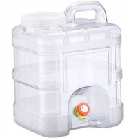 BUTELKA KANISTER NA WODĘ Z KRANIKIEM ViO PC-TV 7,5L WYKONANA Z POLIWĘGLANU