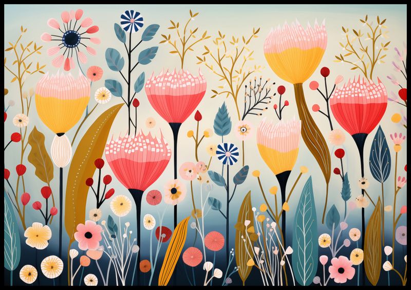 Plakat 100x70cm Ogród Marzeń zdjęcie 2