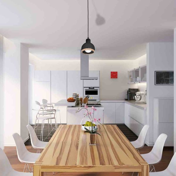 LAMPA WISZĄCA OVAL BLACK 1XE27 zdjęcie 5
