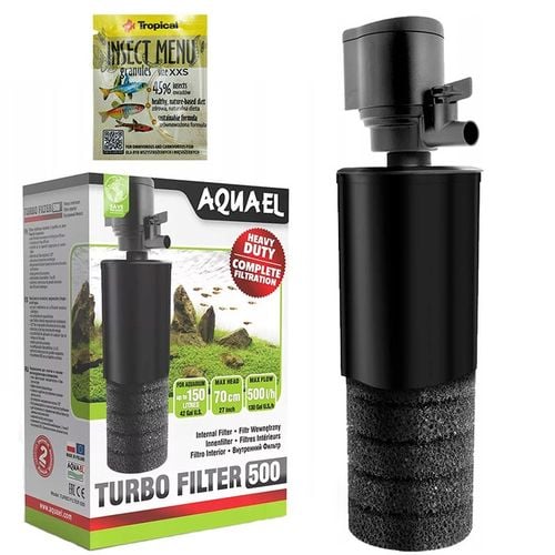 AQUAEL TURBO FILTER 500 filtr wewnętrzny do 150l na Arena.pl
