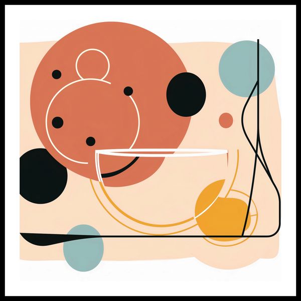 Plakat 80x80cm Harmonia Ciepła zdjęcie 3