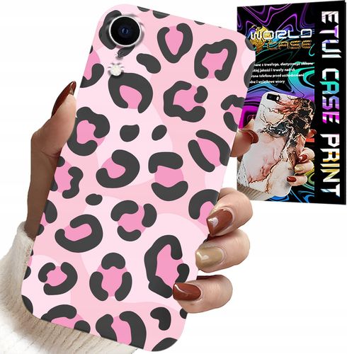 ETUI DO IPHONE XR - RÓŻOWA PANTERKA PANTERA KOBIECE WZORY na Arena.pl