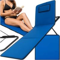 MATA PLAŻOWA SKŁADANA WYPOCZYNKOWA Z OPARCIEM LEŻAK REGULOWANY PLAŻOWY