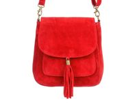 Torebka skórzana Damska Zamszowa Listonoszka retro X40