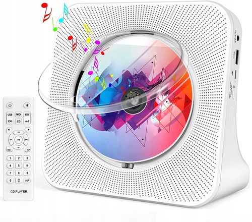 PULPIT ODTWARZACZ CD BLUETOOTH WBUDOWANE GŁOŚNIKI HI-FI + PILOT na Arena.pl