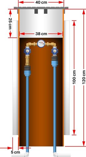 STUDZIENKA WODOMIERZOWA H=1200 DN400 +ZAWORY na Arena.pl