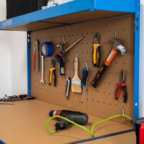 STÓŁ WARSZTATOWY ROBOCZY NARZĘDZIOWY GARAŻ BLAT HAKI zdjęcie 3