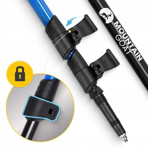 KIJE NORDIC WALKING KIJKI SKŁADANE REGULOWANE DO CHODZENIA TELESKOPOWE 4FIZ na Arena.pl