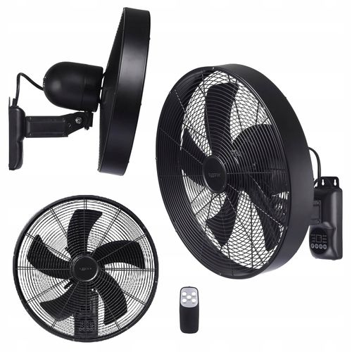 Wentylator ścienny 40cm OSCYLACJA timer PILOT 3 prędkości Sygonix na Arena.pl