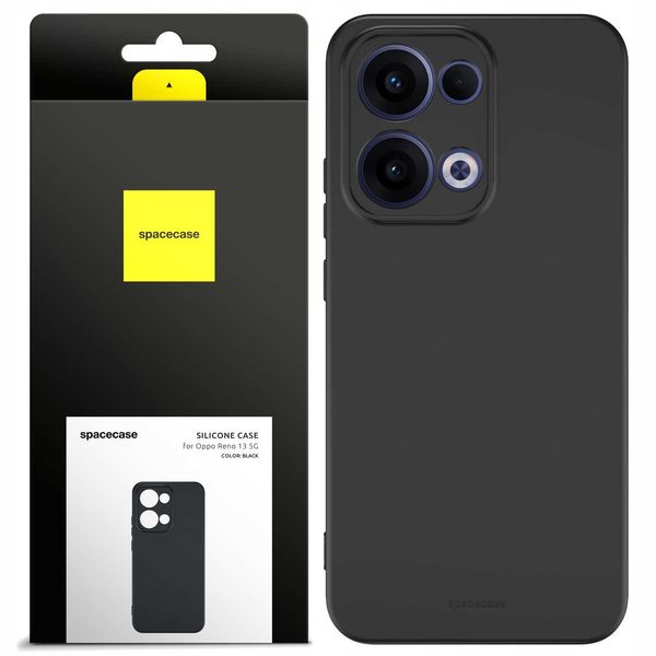 Spacecase Silicone Case 3.0 Oppo Reno13 5G black zdjęcie 1