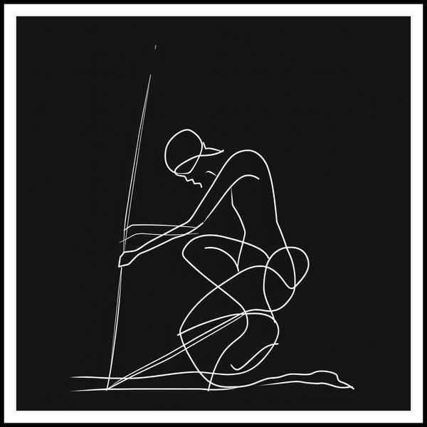 Plakat 100x100cm Linia zdjęcie 3